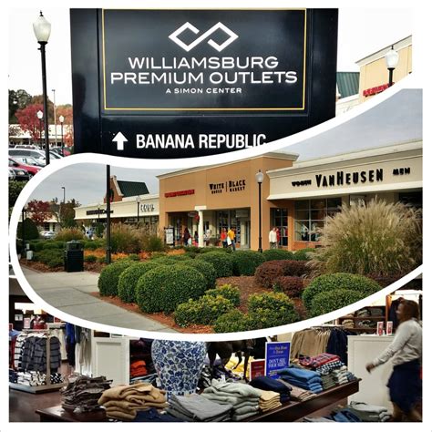 Williamsburg va outlets - Mar 25, 2019 · More Information about Williamsburg Premium Outlets. Williamsburg Premium Outlets are located at 5715 Richmond Road, Williamsburg. Hours. Williamsburg Premium Outlets are open Monday–Saturday from 10 a.m.–9 p.m. and Sunday from 10 a.m.–7 p.m. Deals. For current deals at Williamsburg Premium Outlets, visit their website. There you will ... 